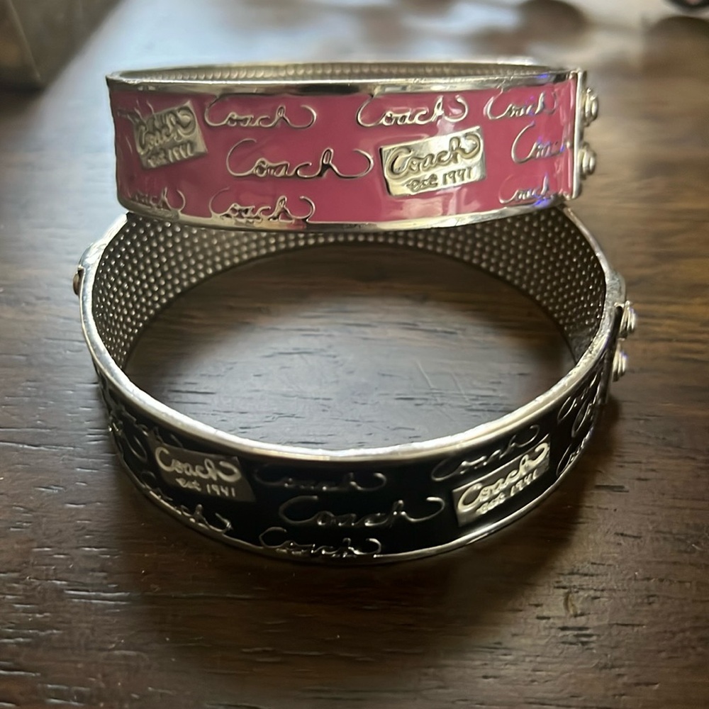 Coach bangle bracelets